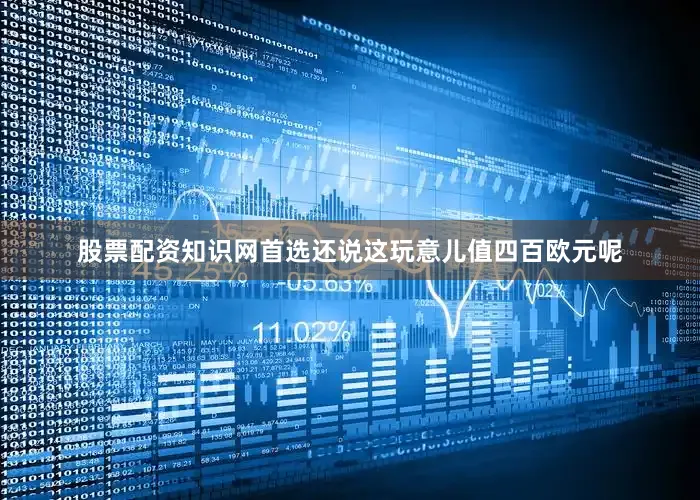 股票配资知识网首选还说这玩意儿值四百欧元呢