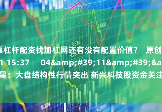 股票杠杆配资找加杠网还有没有配置价值？  原创    7 350  07-31 15:37     04&#39;11&#39;&#39;    邢星：大盘结构性行情突出 新兴科技股资金关注度高    37  07-28 16:43     一财最热    点击关闭